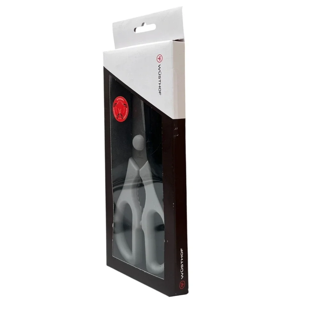 Wusthof Pull-Apart Kitchen Shears 8 Inch Stainless Steel Silver White